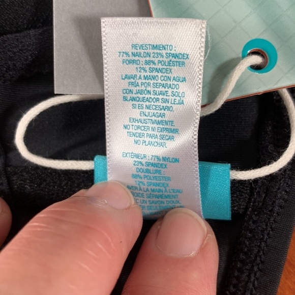 Coastal Blue Women's Swimwear Bra-Sized Underwire Shirred-Front Bikini Top - 34C - Picture 7 of 8